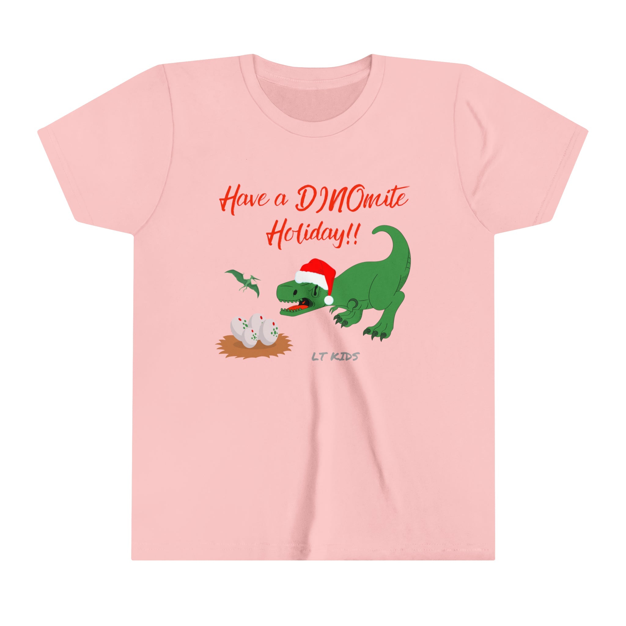 DINOmite Holiday ~ Youth Short Sleeve Tee